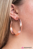 Paparazzi "Jungle To Jungle" Copper Earrings Paparazzi Jewelry