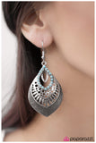 Paparazzi "Jungle Tour - Blue" earring Paparazzi Jewelry
