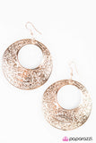 Paparazzi "Jupiter Moon - Gold" earring Paparazzi Jewelry