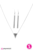 Paparazzi "Just A Bite - Silver" necklace Paparazzi Jewelry