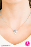 Paparazzi "Just A Bite - Silver" necklace Paparazzi Jewelry