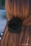 Paparazzi "Just A Girl - Black" hair clip Paparazzi Jewelry