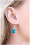 Paparazzi "Just Around the Corner" Blue Necklace & Earring Set Paparazzi Jewelry