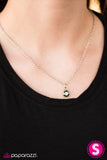 Paparazzi "Just A Spark - Green" necklace Paparazzi Jewelry