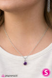 Paparazzi "Just A Spark - Purple" necklace Paparazzi Jewelry