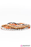 Paparazzi "Just BEAD Happy" Orange Bracelet Paparazzi Jewelry
