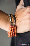 Paparazzi "Just BEAD Happy" Orange Bracelet Paparazzi Jewelry