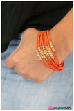 Paparazzi "Just BEAD it!" Orange Bracelet Paparazzi Jewelry