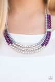 Paparazzi "Just BEAD You - Purple" necklace Paparazzi Jewelry