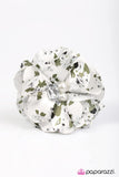 Paparazzi "Just Be Merry - White" hair clip Paparazzi Jewelry