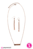 Paparazzi "Just Be You - Copper" necklace Paparazzi Jewelry
