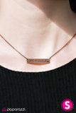 Paparazzi "Just Be You - Copper" necklace Paparazzi Jewelry