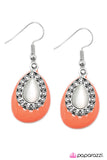 Paparazzi "Just DEW It!" Orange Earrings Paparazzi Jewelry