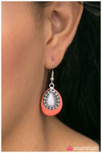 Paparazzi "Just DEW It!" Orange Earrings Paparazzi Jewelry