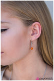 Paparazzi "Just Enough - Orange" necklace Paparazzi Jewelry