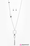 Paparazzi "Just GEO With It - Black" necklace Paparazzi Jewelry