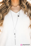 Paparazzi "Just GEO With It - Black" necklace Paparazzi Jewelry