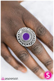 Paparazzi "Just Smile and Wave - Purple" ring Paparazzi Jewelry