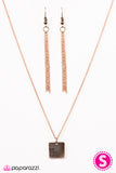 Paparazzi "Just The Way You Are - Copper" necklace Paparazzi Jewelry
