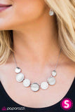 Paparazzi "Keep Calm and Sparkle On" White Necklace & Earring Set Paparazzi Jewelry