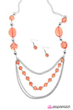 Paparazzi "Keep Dreamin - Orange" necklace Paparazzi Jewelry