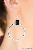 Paparazzi "Keep GLEAMing" Black Earrings Paparazzi Jewelry
