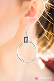 Paparazzi "Keep GLEAMing" Silver Earrings Paparazzi Jewelry