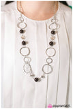 Paparazzi "Keeping Up With The Joneses" Brown Necklace & Earring Set Paparazzi Jewelry