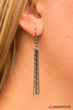 Paparazzi "Keepin It Street" Black Necklace & Earring Set Paparazzi Jewelry