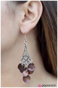 Paparazzi "Keep in Touch - Brown" earring Paparazzi Jewelry