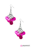 Paparazzi "Keep in Touch - Pink" earring Paparazzi Jewelry