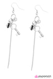 Paparazzi "Keep It Low Key" Black Earrings Paparazzi Jewelry