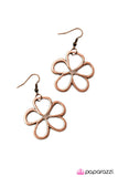 Paparazzi "Keep It Simple" Copper Earrings Paparazzi Jewelry