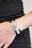 Paparazzi "Keep On TRIBE-ing - White" bracelet Paparazzi Jewelry