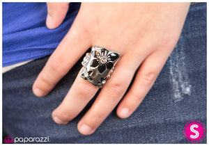 Paparazzi "Keeps Getting Better" Black Ring Paparazzi Jewelry