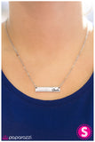 Paparazzi "Keep Smiling - Silver" necklace Paparazzi Jewelry