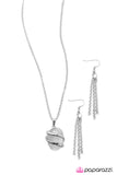 Paparazzi "Keep Stringing You Along - White" necklace Paparazzi Jewelry