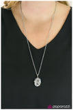 Paparazzi "Keep Stringing You Along - White" necklace Paparazzi Jewelry