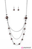 Paparazzi "Keep The Mystery Alive - Brown" necklace Paparazzi Jewelry