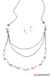Paparazzi "Keep the Mystery Alive" Pink Necklace & Earring Set Paparazzi Jewelry