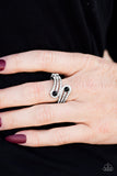 Paparazzi "Kill Em With Class" Black Ring Paparazzi Jewelry