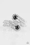 Paparazzi "Kill Em With Class" Black Ring Paparazzi Jewelry
