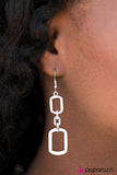 Paparazzi "Killer Contour - Silver" earring Paparazzi Jewelry