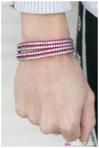 Paparazzi "Killer Queen - Pink" bracelet Paparazzi Jewelry