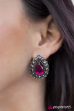 Paparazzi "Killin It" Pink Post Earrings Paparazzi Jewelry