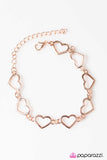 Paparazzi "Kind Hearts" Rose Gold Bracelet Paparazzi Jewelry