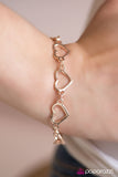 Paparazzi "Kind Hearts" Rose Gold Bracelet Paparazzi Jewelry