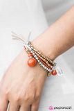 Paparazzi "Kings and Vagabonds" Orange Bracelet Paparazzi Jewelry