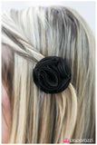 Paparazzi "Kiss And Tell - Black" hair clip Paparazzi Jewelry