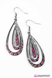 Paparazzi "Kiss Me In The Rain" Pink Earrings Paparazzi Jewelry